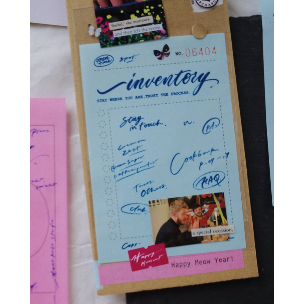 茄子先生 三色綜合 三聯單式便條紙包【立夏手帳生活】-細節圖3