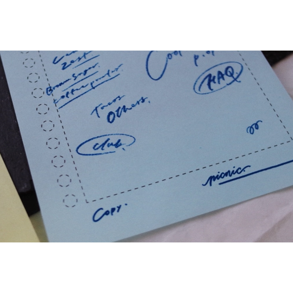 茄子先生 三色綜合 三聯單式便條紙包【立夏手帳生活】-細節圖6