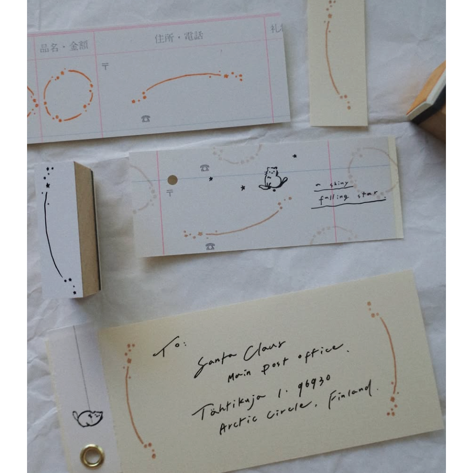 【紙博6款】茄子先生「Her Kitty/閃亮的泡泡系列」單顆小印章 木頭橡皮章【立夏手帳生活】-細節圖7