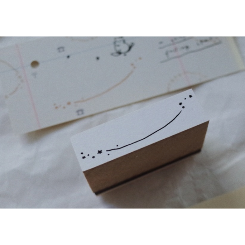 【紙博6款】茄子先生「Her Kitty/閃亮的泡泡系列」單顆小印章 木頭橡皮章【立夏手帳生活】-細節圖8