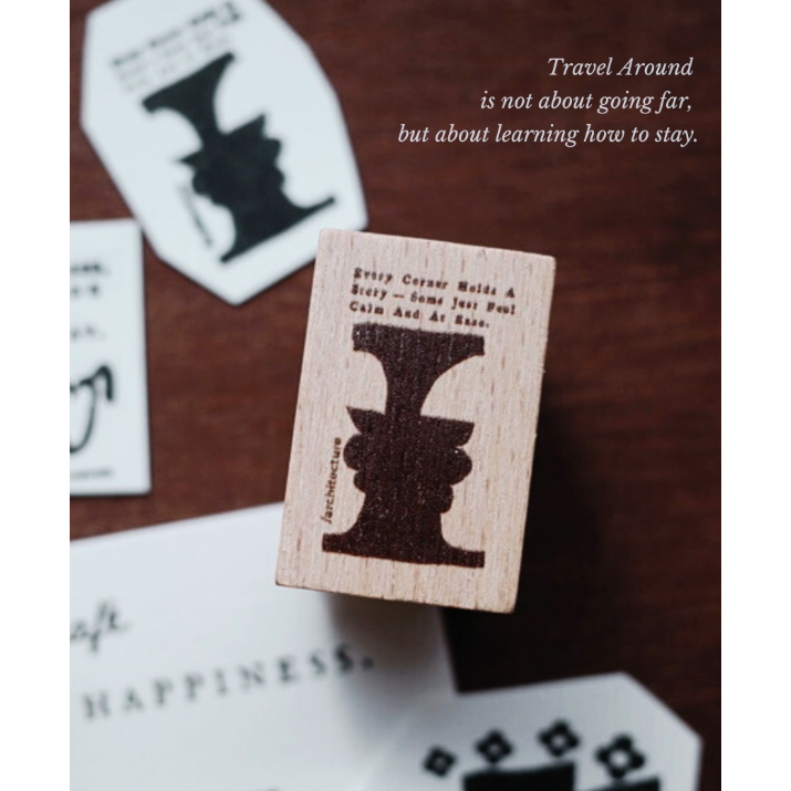 什物a kind of cafe「 Little Things Along the Way」印章【立夏手帳生活】-細節圖4