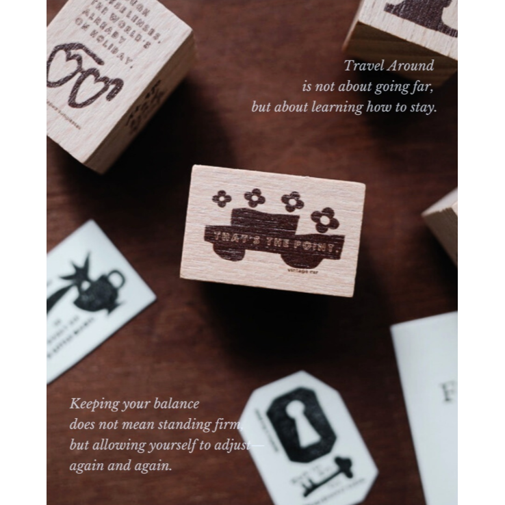 什物a kind of cafe「 Little Things Along the Way」印章【立夏手帳生活】-細節圖7