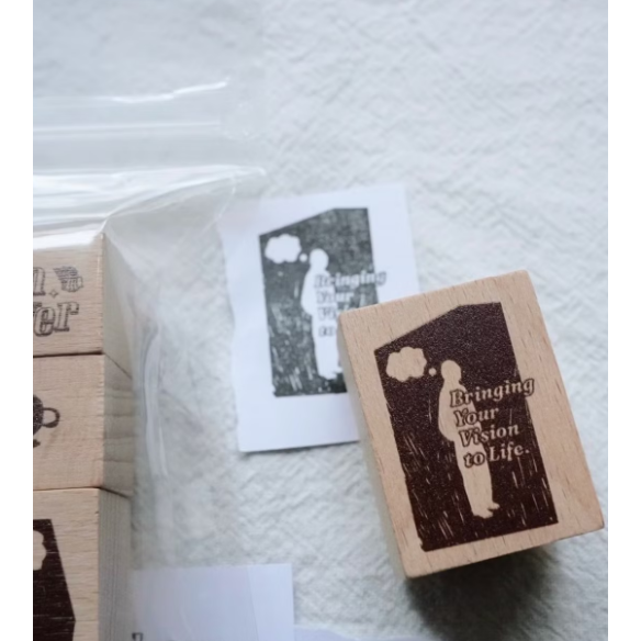 莫非是芝麻球『白日夢狂想印章』系列套組印章【立夏手帳生活】-細節圖3