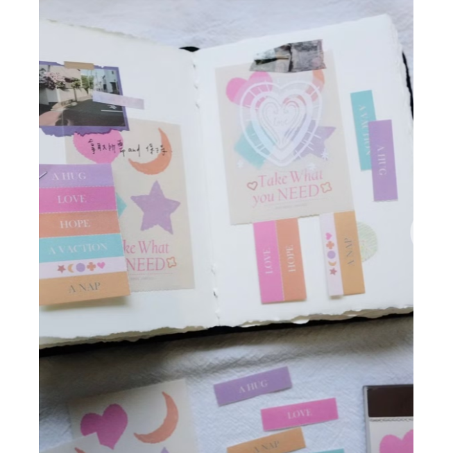 莫非是芝麻球『Take What you need拿取所需』迷你海報便簽本【立夏手帳生活】-細節圖3