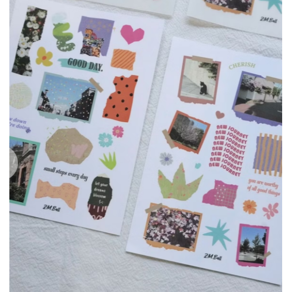 莫非是芝麻球『彩色回憶』轉印貼紙【立夏手帳生活】-細節圖2