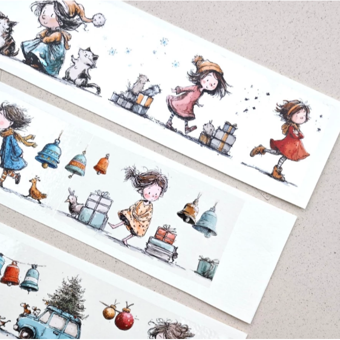 Neverland 森年文創 - Jingle Bells 叮叮噹 亮面PET【立夏手帳生活】-細節圖4