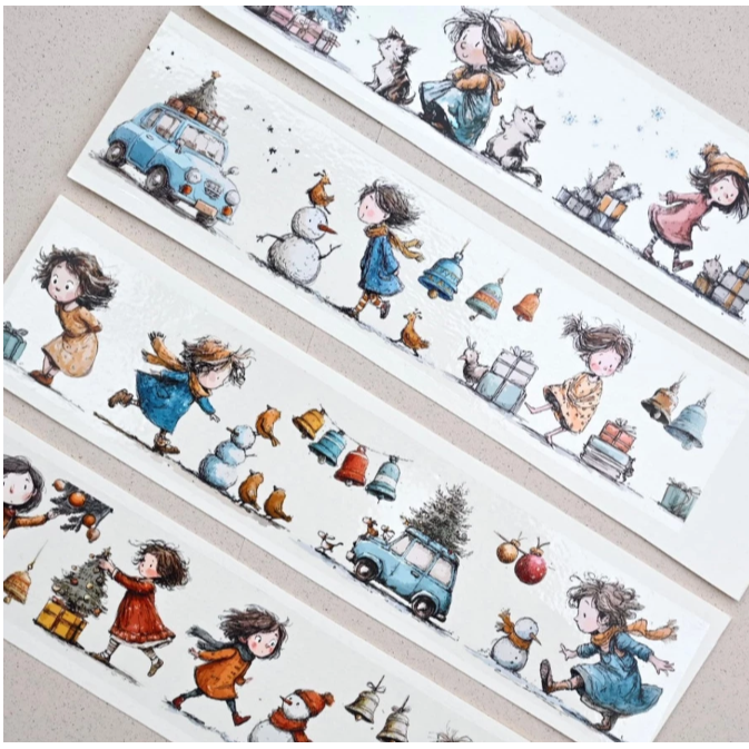 Neverland 森年文創 - Jingle Bells 叮叮噹 亮面PET【立夏手帳生活】-細節圖5