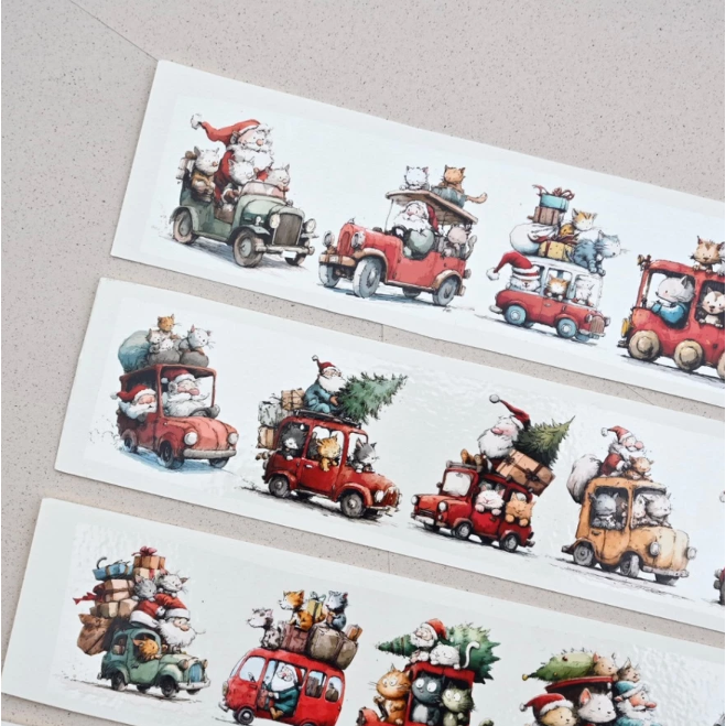 Neverland 森年文創 - 聖誕快遞 亮面PET【立夏手帳生活】-細節圖3