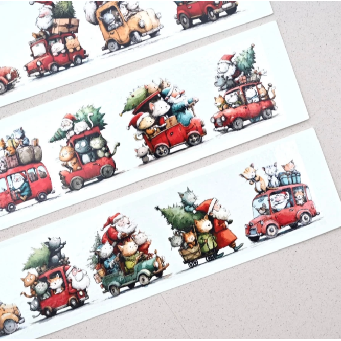 Neverland 森年文創 - 聖誕快遞 亮面PET【立夏手帳生活】-細節圖4