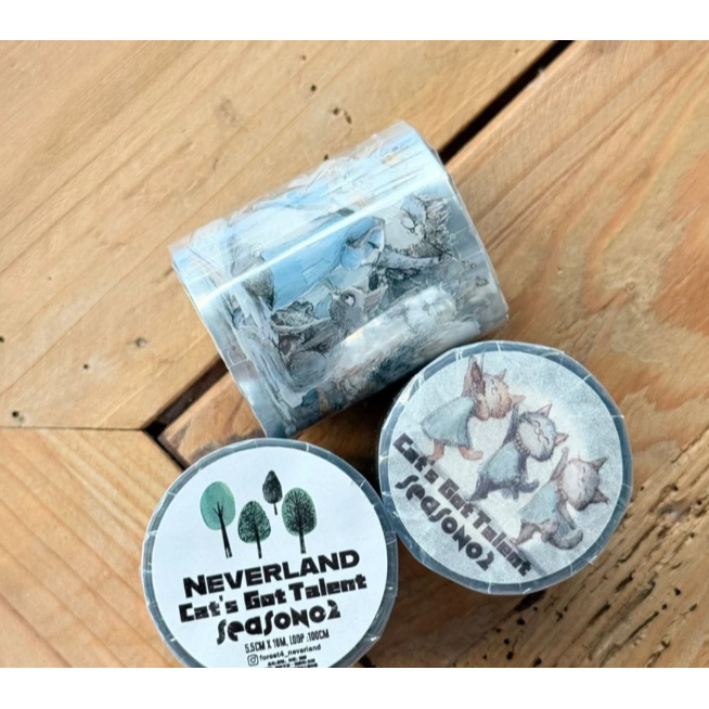 Neverland 森年文創 - 喵喵達人秀 / 喵喵達人秀S2 亮面PET【立夏手帳生活】-規格圖10