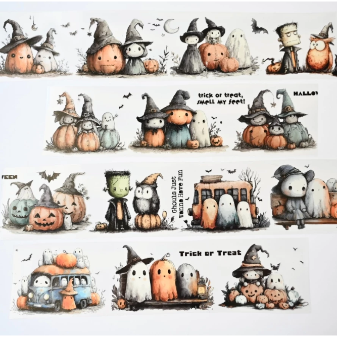 Neverland 森年文創 - Trick or treat 2.0 亮面PET【立夏手帳生活】-細節圖2