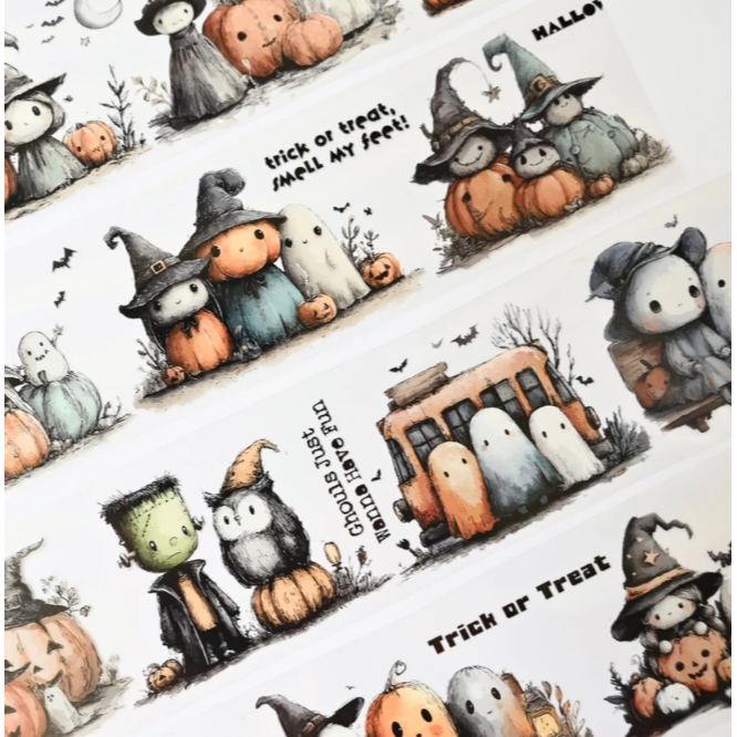 Neverland 森年文創 - Trick or treat 2.0 亮面PET【立夏手帳生活】-細節圖3