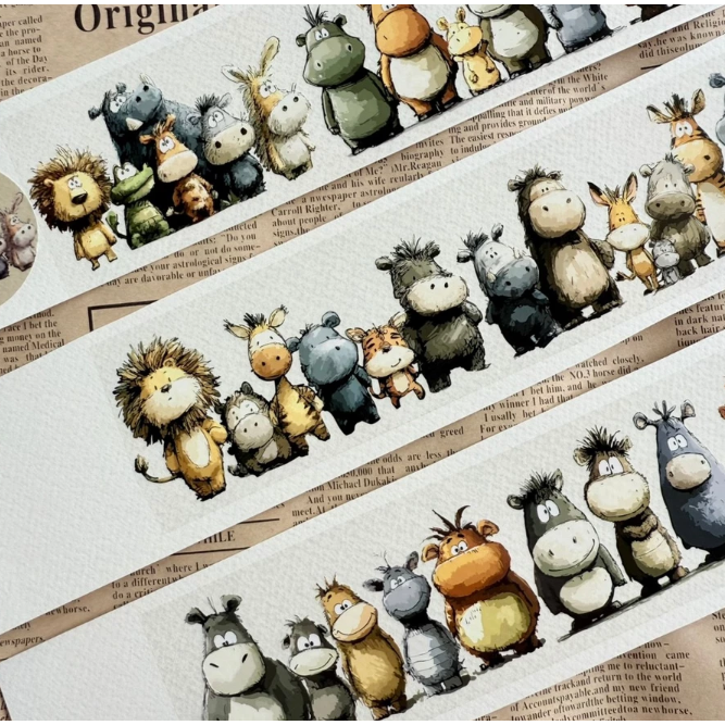 Neverland 森年文創 - 森林點點名 / 森林放暑假 亮面PET【立夏手帳生活】-細節圖2