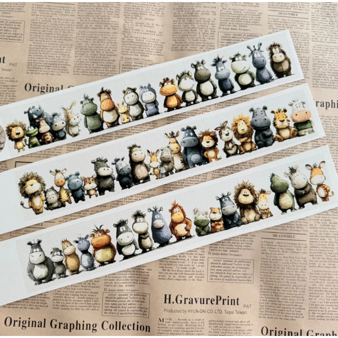 Neverland 森年文創 - 森林點點名 / 森林放暑假 亮面PET【立夏手帳生活】-細節圖3