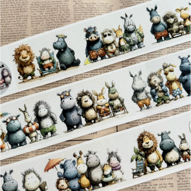 Neverland 森年文創 - 森林點點名 / 森林放暑假 亮面PET【立夏手帳生活】-細節圖7