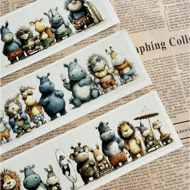 Neverland 森年文創 - 森林點點名 / 森林放暑假 亮面PET【立夏手帳生活】-細節圖8