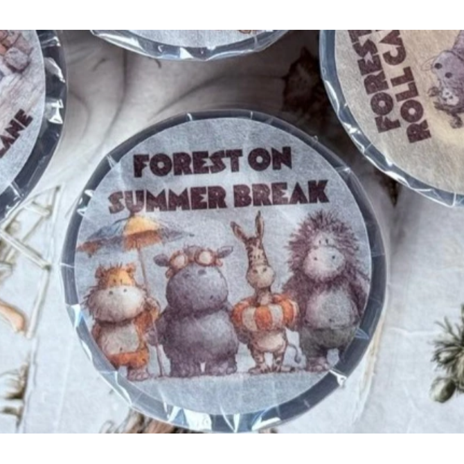 Neverland 森年文創 - 森林點點名 / 森林放暑假 亮面PET【立夏手帳生活】-規格圖8