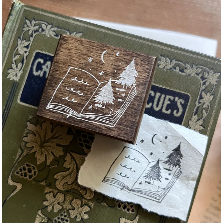 森酪梨Avocado mori 柔軟的故事 Soft Story - 木製印章【立夏手帳生活】-細節圖2