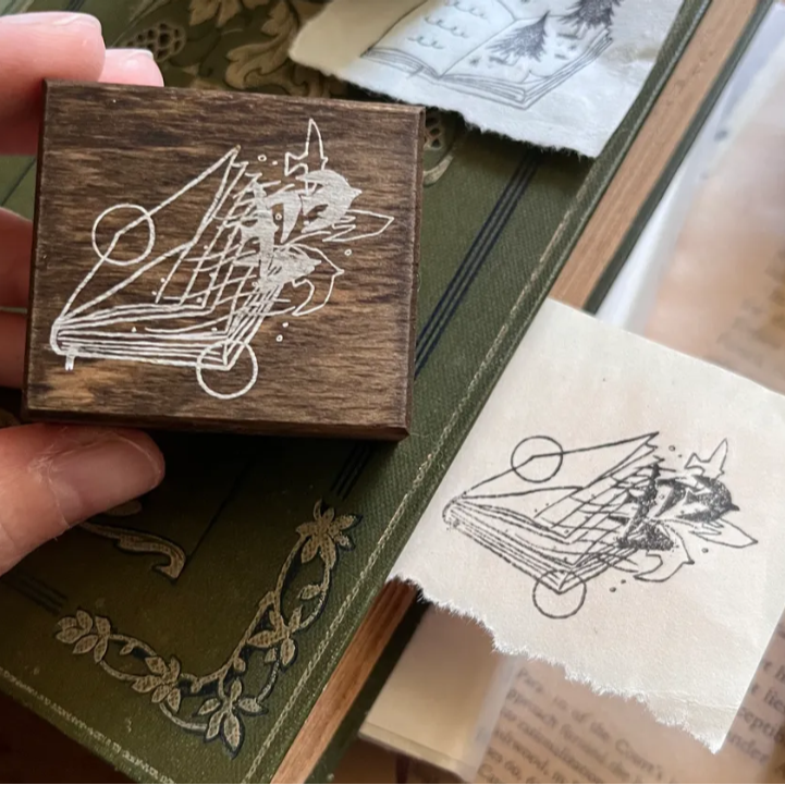 森酪梨Avocado mori 柔軟的故事 Soft Story - 木製印章【立夏手帳生活】-細節圖3