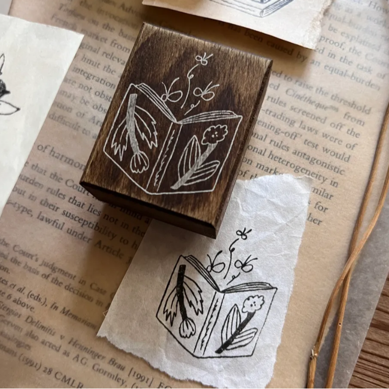 森酪梨Avocado mori 柔軟的故事 Soft Story - 木製印章【立夏手帳生活】-細節圖4