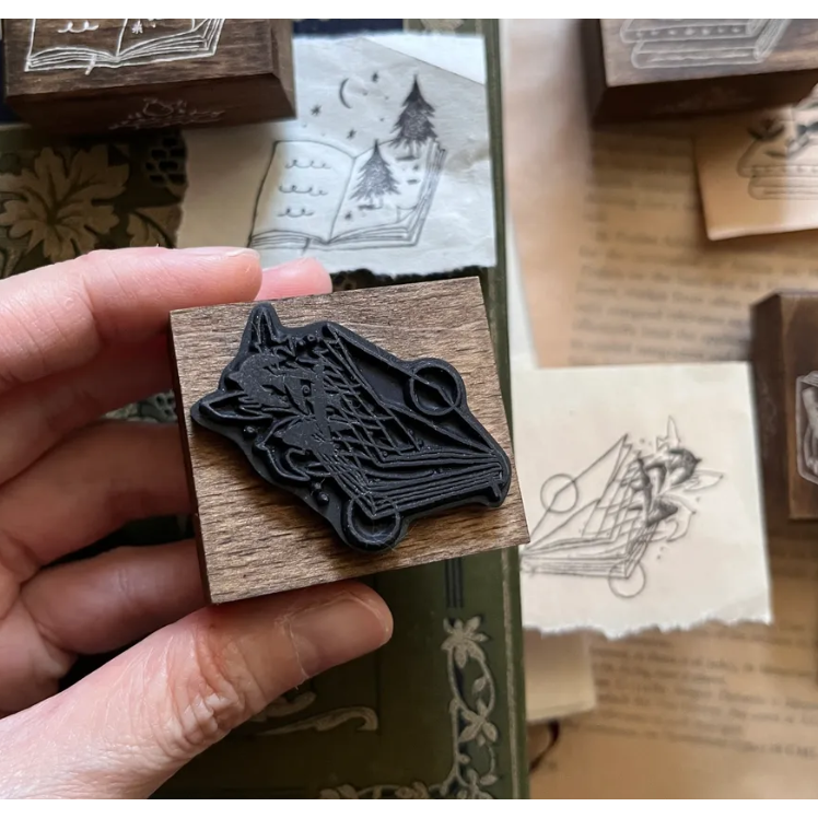 森酪梨Avocado mori 柔軟的故事 Soft Story - 木製印章【立夏手帳生活】-細節圖7