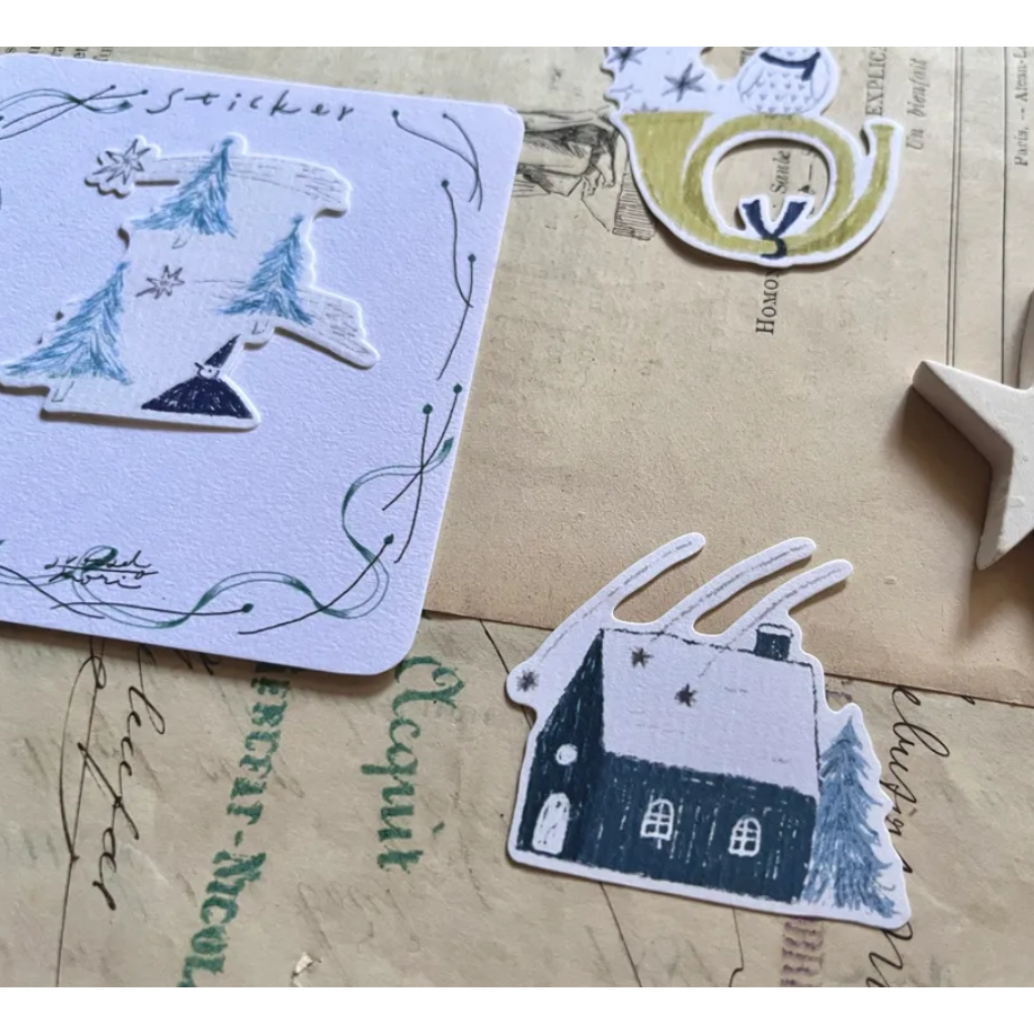 森酪梨Avocado mori  關於這些星星 about these stars - 割型貼紙【立夏手帳生活】-細節圖4