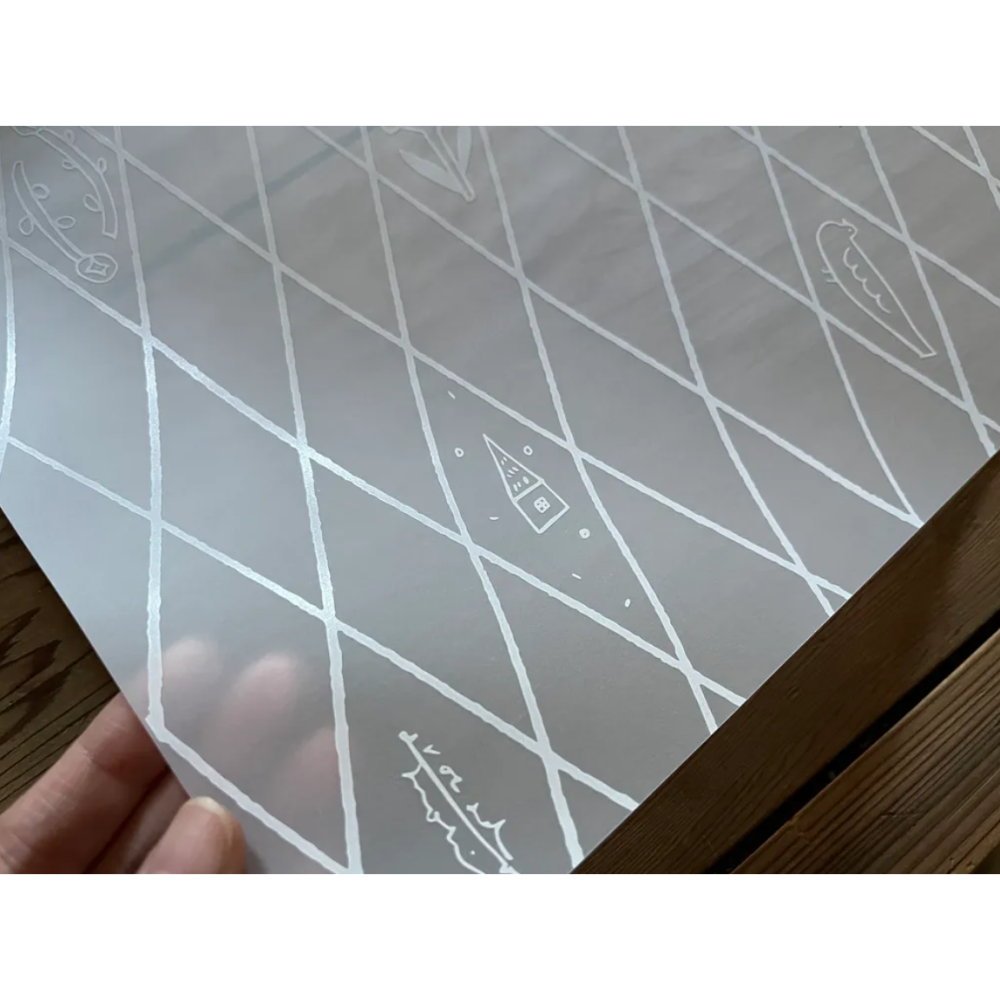 森酪梨Avocado mori 線與框的模樣 - 包裝紙【立夏手帳生活】-細節圖4