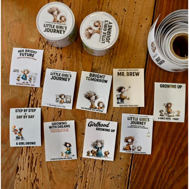 Neverland 森年文創 - 耶誕膠卷 / 小小冒險 撕線標籤卷【立夏手帳生活】-規格圖8