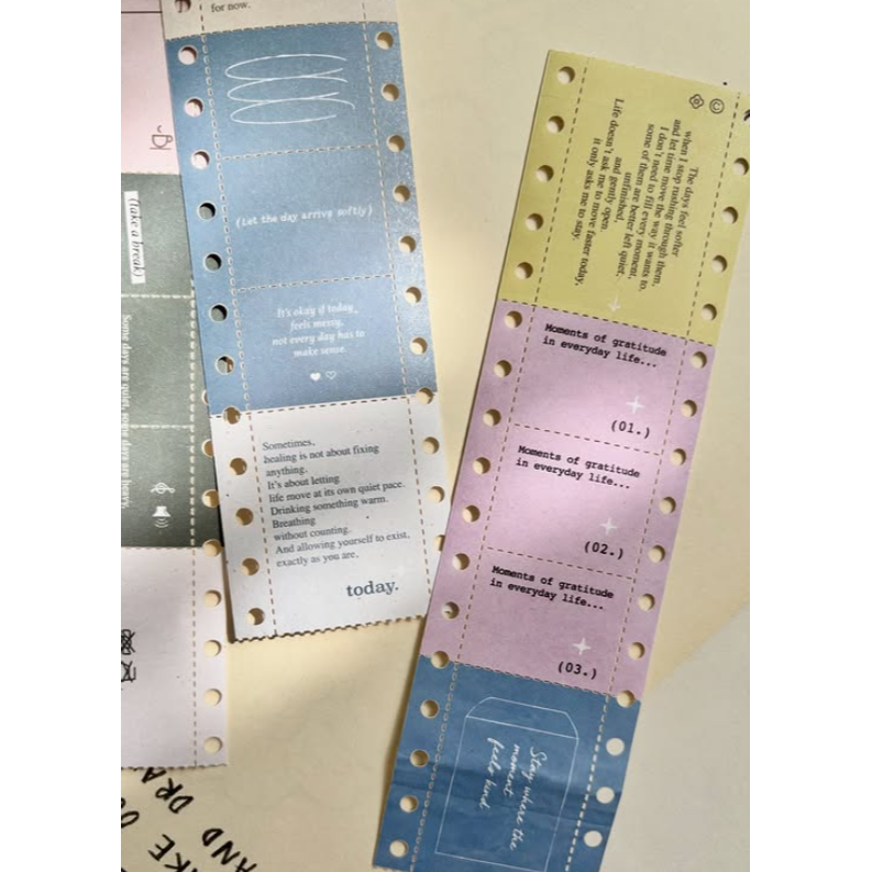 Pion 『 報表紙 / report paper 』造型紙膠帶【立夏手帳生活】-細節圖2