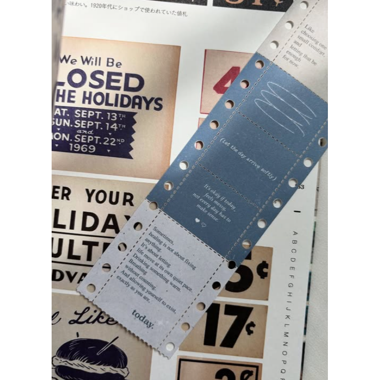 Pion 『 報表紙 / report paper 』造型紙膠帶【立夏手帳生活】-細節圖5