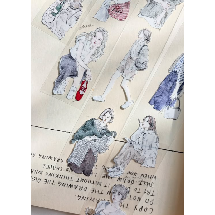 Pion 『  慢慢 slow days 』亮面PET 紙膠帶【立夏手帳生活】-細節圖4