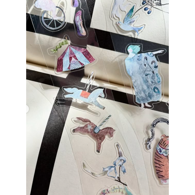 Pion 『  魔境 / magic  』割型亮面PET 紙膠帶【立夏手帳生活】-細節圖3