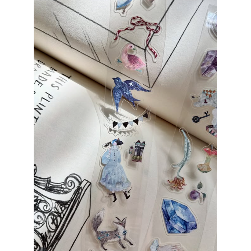 Pion 『  魔境 / magic  』割型亮面PET 紙膠帶【立夏手帳生活】-細節圖4