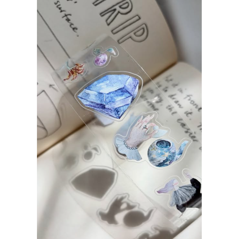 Pion 『  魔境 / magic  』割型亮面PET 紙膠帶【立夏手帳生活】-細節圖6