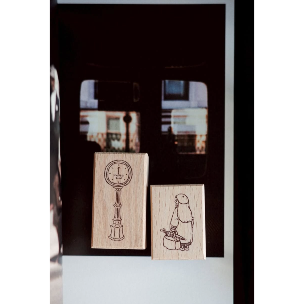 【4款】山泥泥 yamadoro「for the journey系列」橡皮木頭印章【立夏手帳生活】-細節圖4