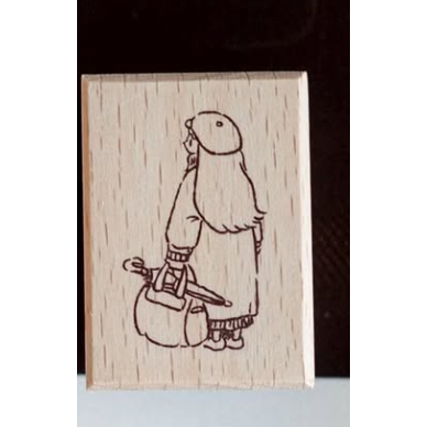 【4款】山泥泥 yamadoro「for the journey系列」橡皮木頭印章【立夏手帳生活】-規格圖6