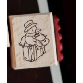 【4款】山泥泥 yamadoro「for the journey系列」橡皮木頭印章【立夏手帳生活】-規格圖6