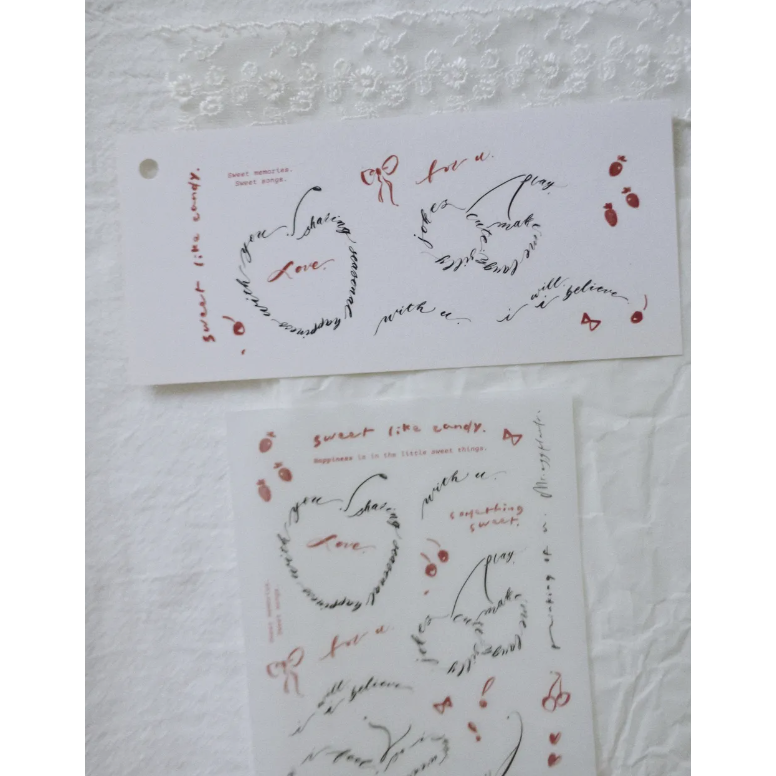 【畫博新2款】茄子先生「Tea Time/ Sweet Picks」轉印貼紙【立夏手帳生活】-細節圖5