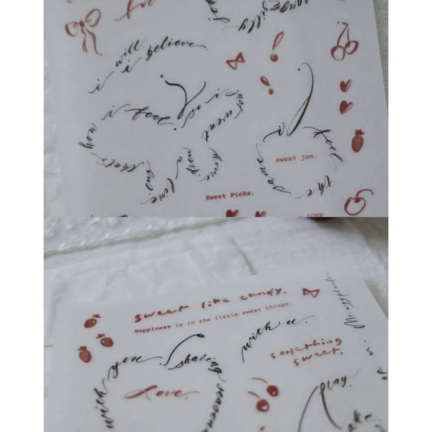 【畫博新2款】茄子先生「Tea Time/ Sweet Picks」轉印貼紙【立夏手帳生活】-細節圖6