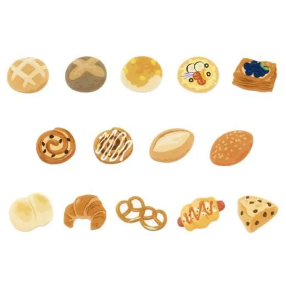 【2款】Bande「水果塔/烘焙坊」軋型貼紙卷 日本原裝【立夏手帳生活】-細節圖5