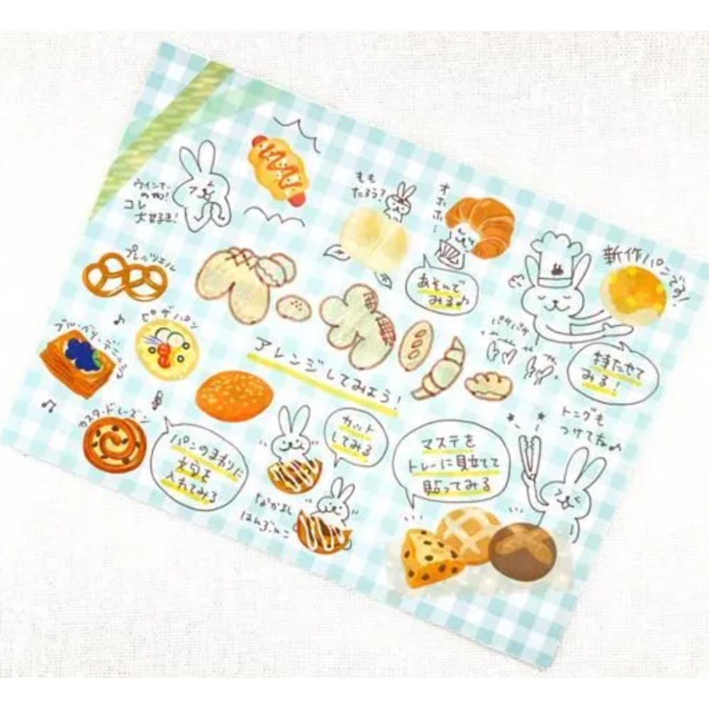 【2款】Bande「水果塔/烘焙坊」軋型貼紙卷 日本原裝【立夏手帳生活】-細節圖6