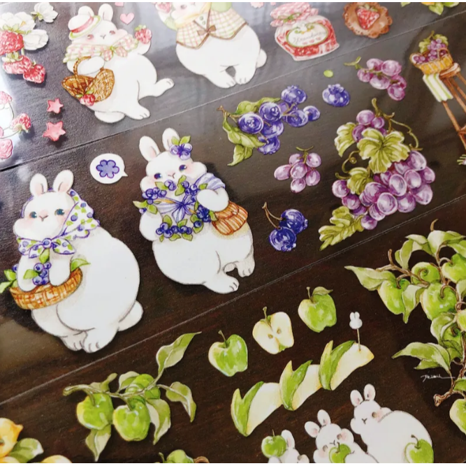 『紙膠帶分裝』Pei Pei Studio 所有款式大集合 循環 分裝 PET膠帶 拼貼【立夏手帳生活】-細節圖6