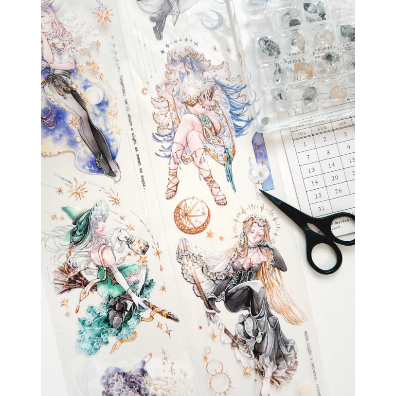 『紙膠帶分裝』Pei Pei Studio 所有款式大集合 循環 分裝 PET膠帶 拼貼【立夏手帳生活】-規格圖11