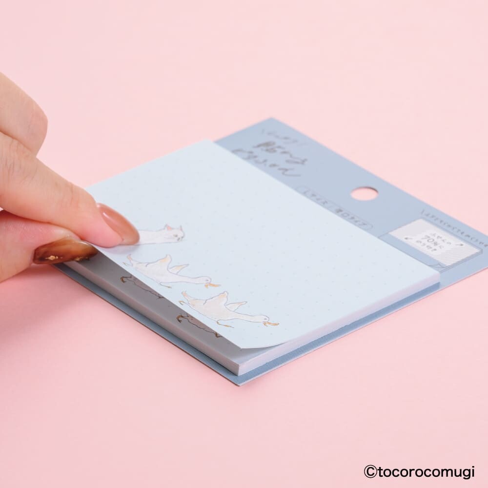 【加厚L尺寸3款】Tocorocomugi 待辦付簽本 自帶黏性便簽紙【立夏手帳生活】-細節圖7