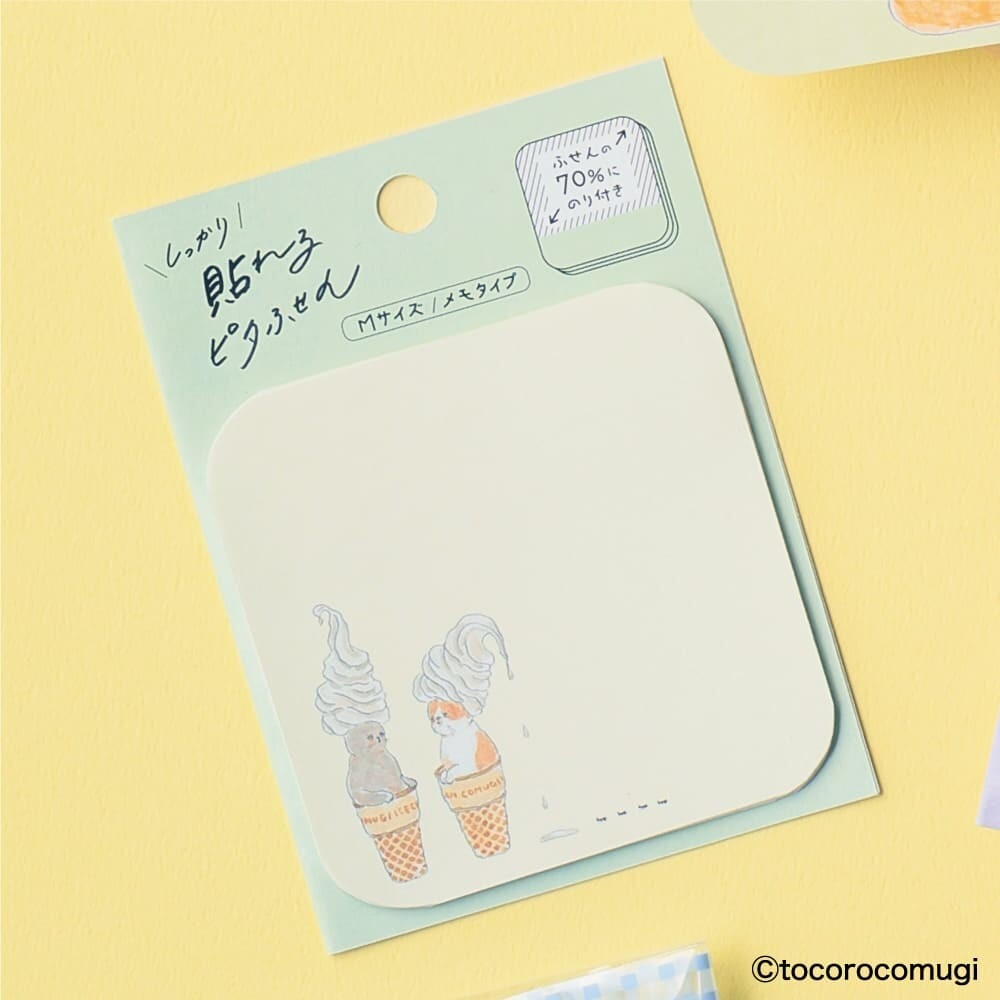 【最新4款/M尺寸】Tocorocomugi 待辦付簽本 自帶黏性便簽紙【立夏手帳生活】-細節圖2
