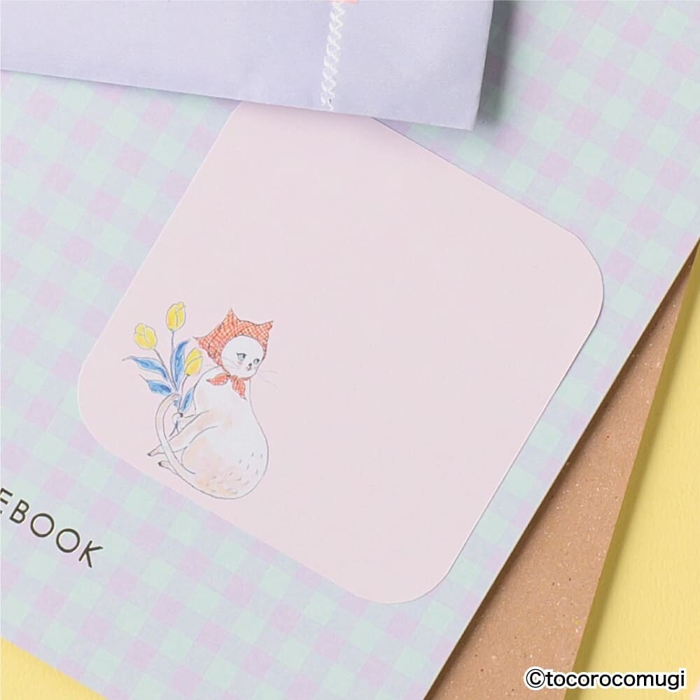【最新4款/M尺寸】Tocorocomugi 待辦付簽本 自帶黏性便簽紙【立夏手帳生活】-細節圖8