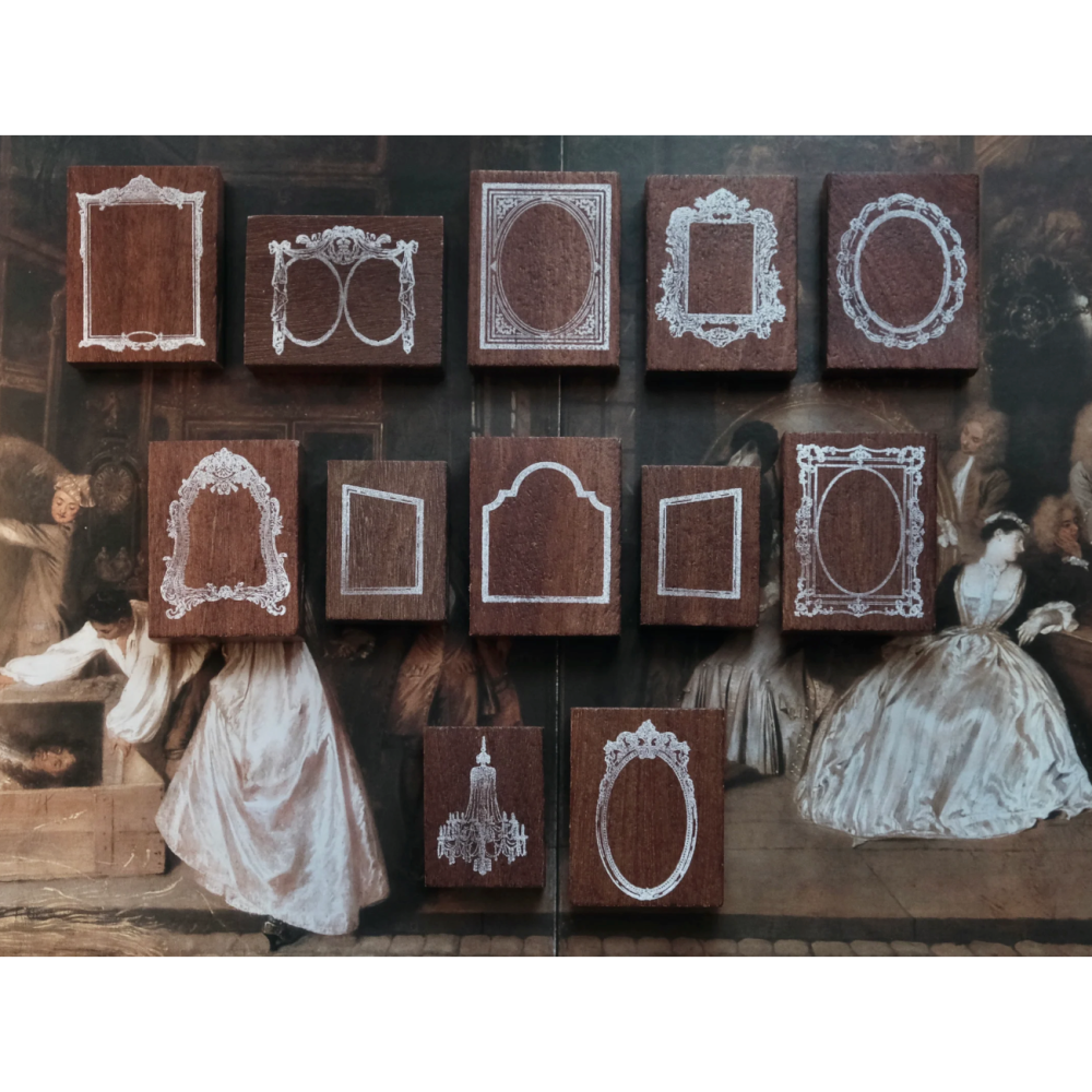 【12款】Jieyanow Atelier 框框時光系列 Frame the moment天然木印章【立夏手帳生活】-細節圖2