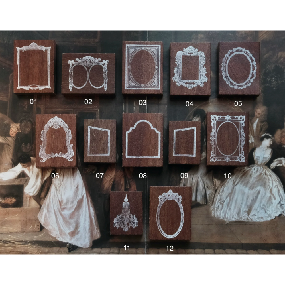 【12款】Jieyanow Atelier 框框時光系列 Frame the moment天然木印章【立夏手帳生活】-細節圖7