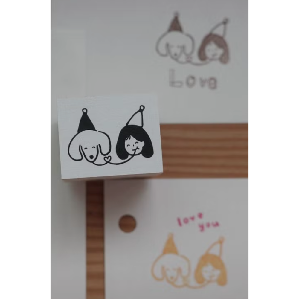 【共8款】居你Ginny Lambkin 木頭印章 單顆系列【立夏手帳生活】-規格圖6