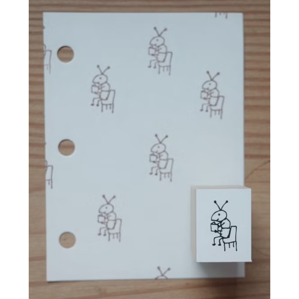 【共8款】居你Ginny Lambkin 木頭印章 單顆系列【立夏手帳生活】-規格圖6